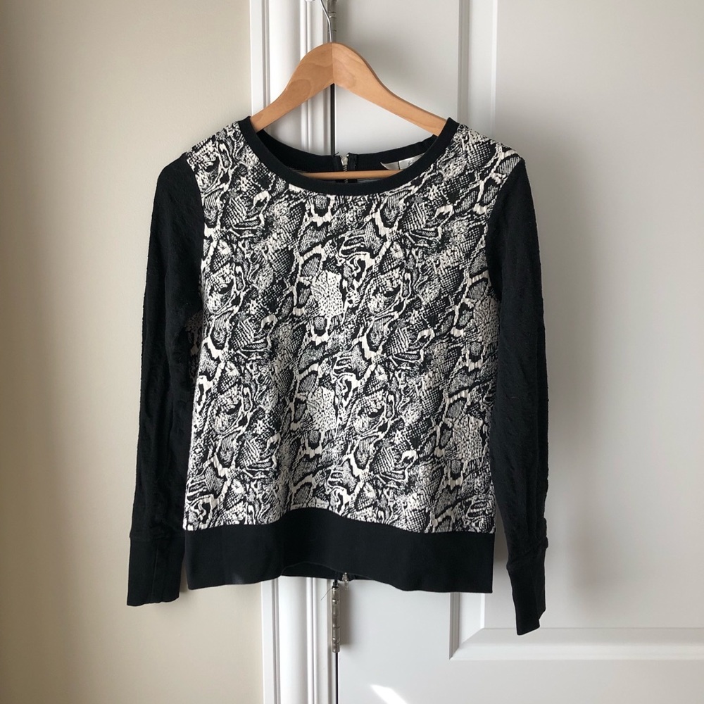 Gibson Snake-Print Sweater